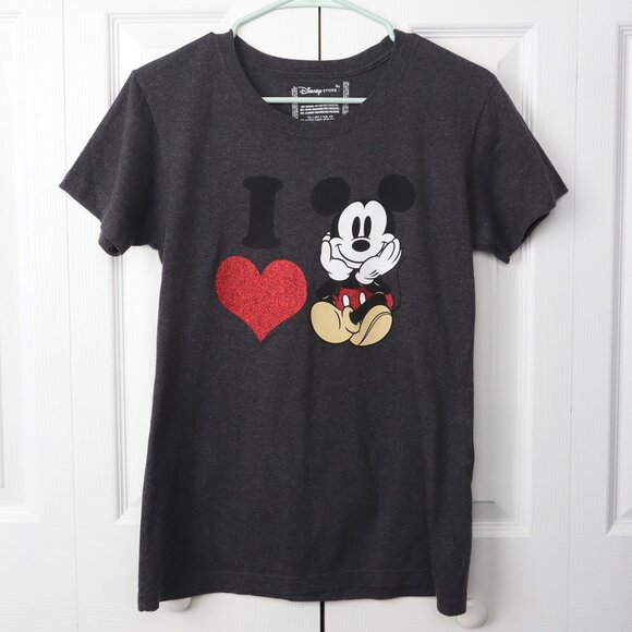 Disney Store - I heart MIckey Tee - Women's Medium NWOT - Picture 1 of 5
